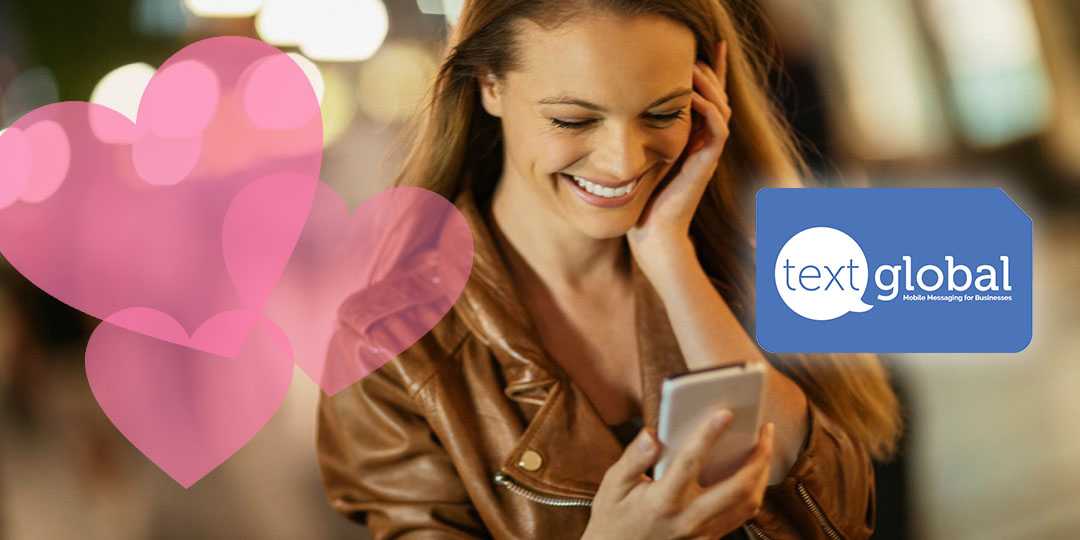 Text Global Valentines SMS text marketing